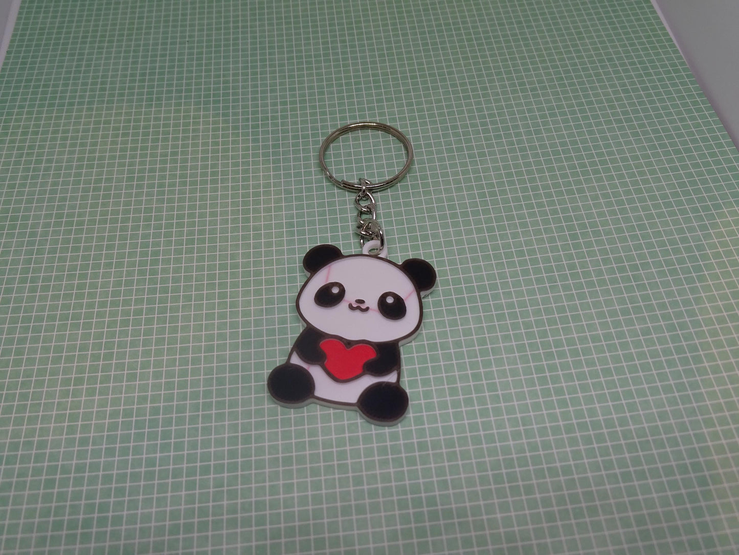 Kawaii Panda Keyring - Adorable and Practical School Bag Accessory