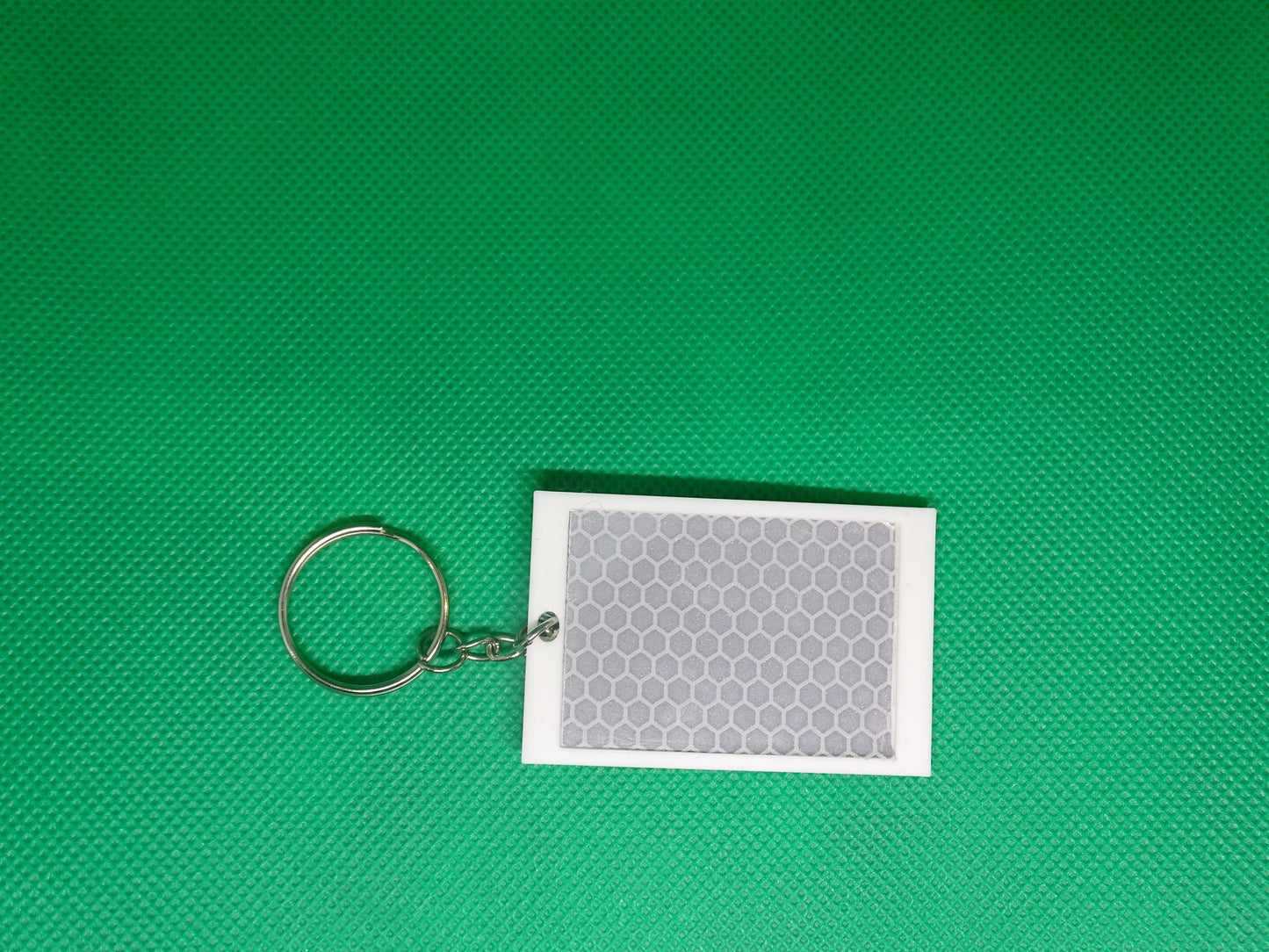 Handmade Reflective Backpack Keychain - Safety Key Ring for Backpacks