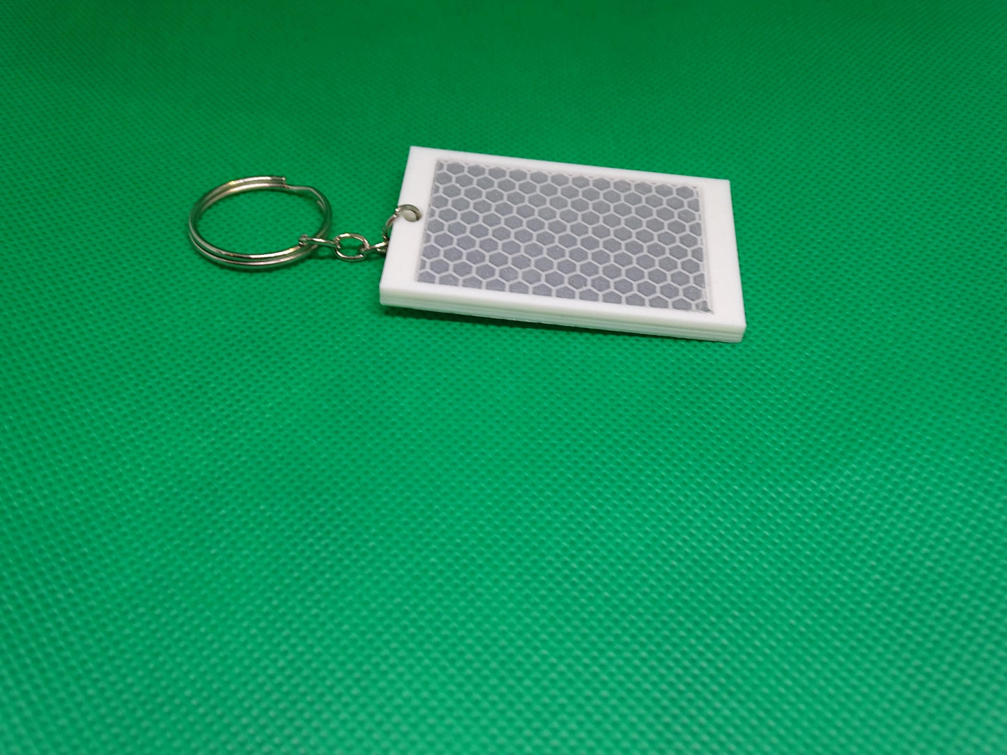 Handmade Reflective Backpack Keychain - Safety Key Ring for Backpacks